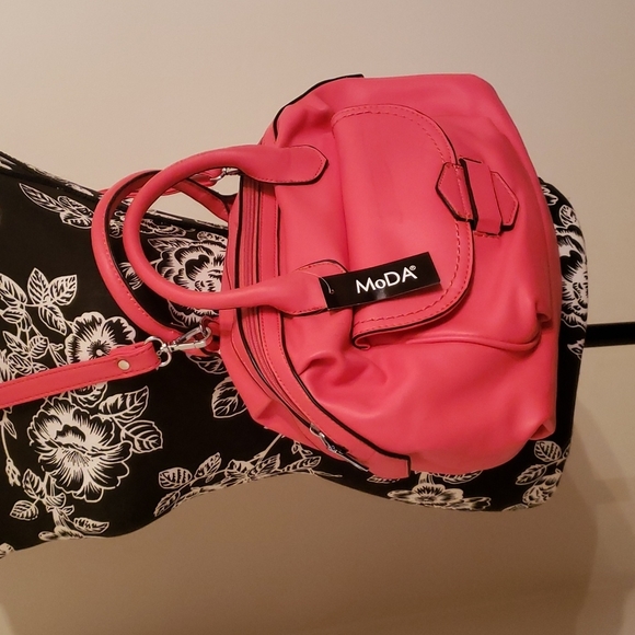 coral crossbody purse